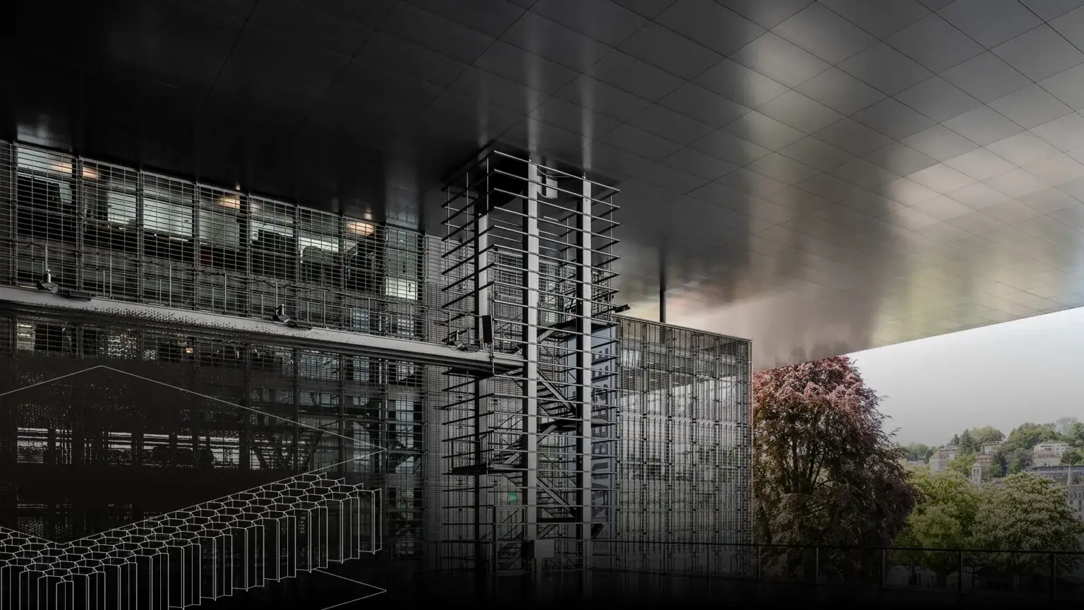 Blick auf ALUCORE® im KKL Luzern