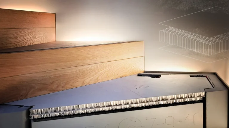 Treppenstufen aus LUXBOARD Verbundplatten