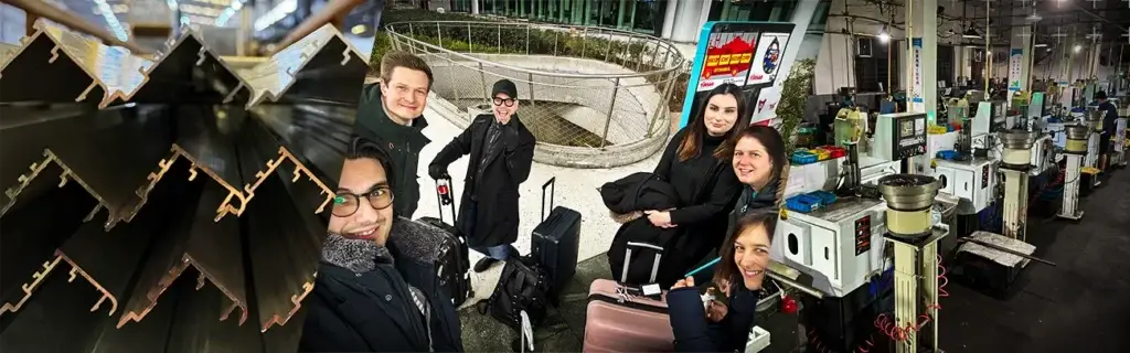 Collage aus verschiedenen Reisezielen und Reisenden