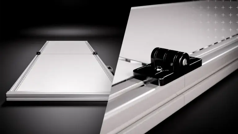 Darts-Oche aus NNK® Maschinenbauprofilen, NNK® Zubehör und ALUCORE® Aluminium-Verbundplatten