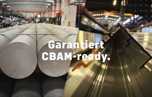 Bolzen im Presswerk und Profile im Lager – CBAM-ready